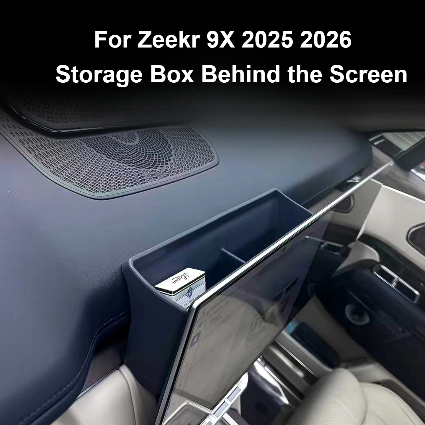 Good Quality NewFor Zeekr 9X 2025 2026 Post-Screen Storage Box Modification Car Tissue ETC Storage Box Accessories