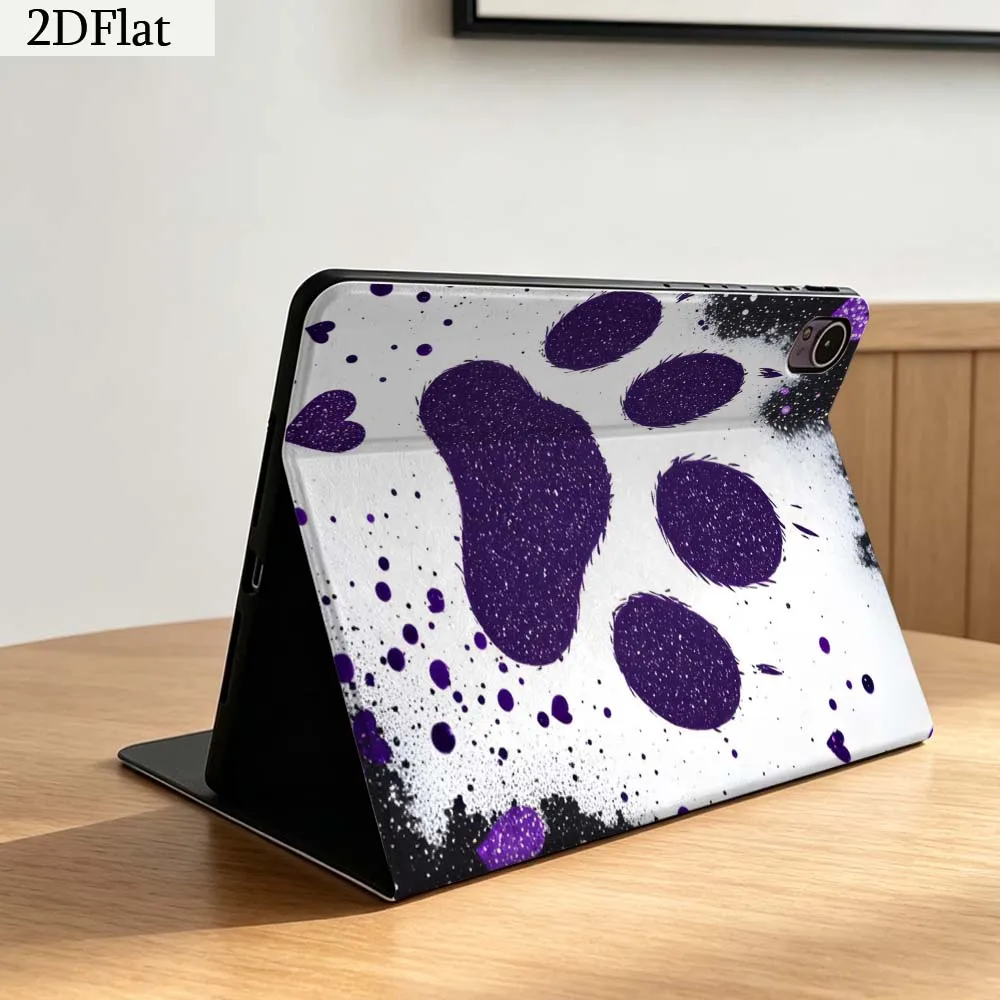 Cartoon Glitter Paw Prints For Honor Tab Magic Pad GT X9a 6 X9 X8A X8 V8 V7 9 V9 8 2 3 4 13.3 10 Pro Inch Tablet Case Gift