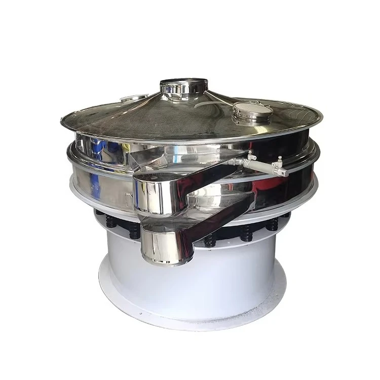 Industrial Big Capacity Pegion Feed Screening Machine Rotary Round Vibrating Screen Sieve
