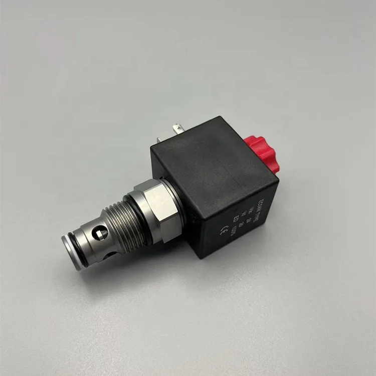 Válvulas de cartucho solenoide de 2 vías, EP-08W estilo ganador, normalmente cerrado, 12V, hecho en fábrica de China