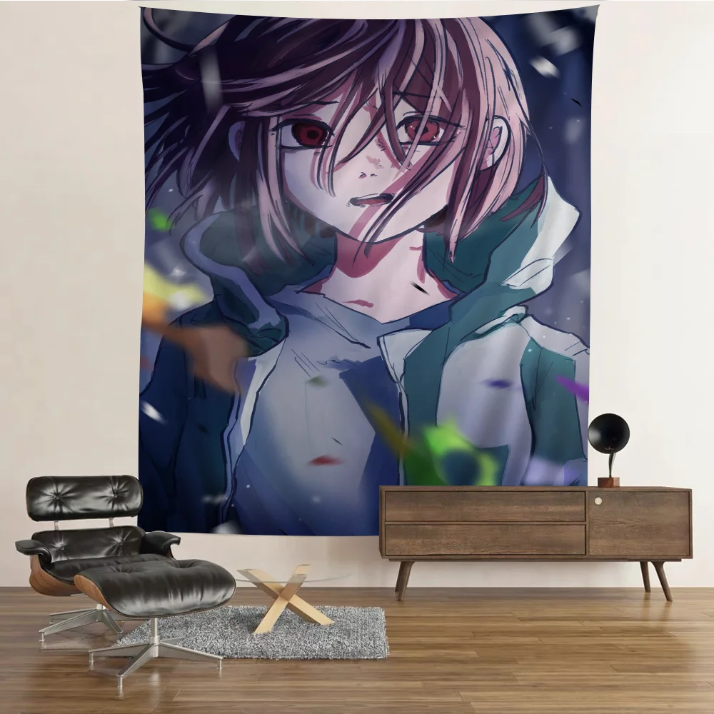 

Anime Designs Game Undertale Anime Tapestry Hanging Tarot Hippie Wall Rugs Dorm Wall Hanging Sheets