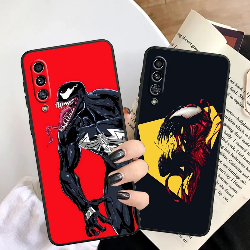 Venom Marvel Cool Mysterious For Samsung A53 A52 A33 A32 A51 A71 A21S A13 A73 A50 A22 A23 A03 A72 A54 A12 5G Black TPU