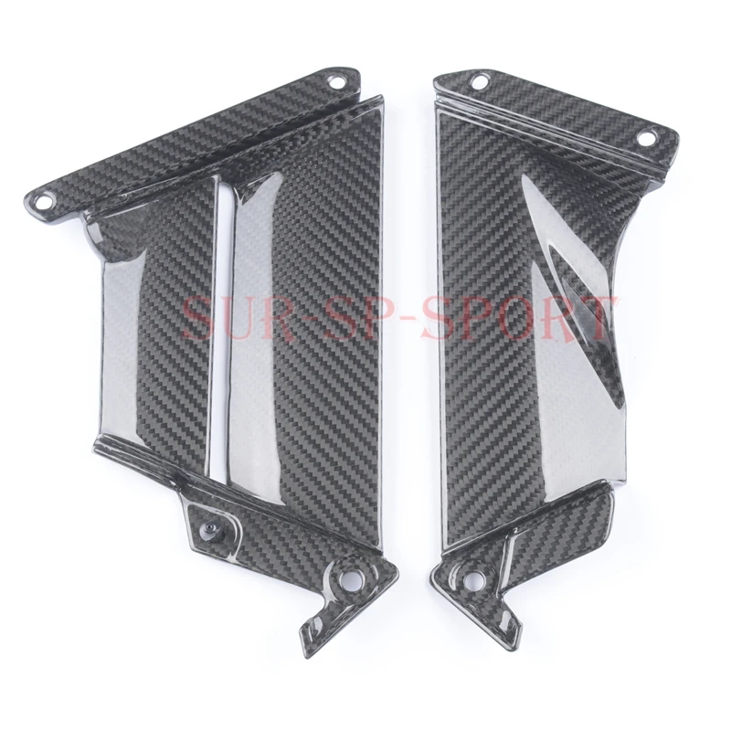 Lower Side Puller Trim Panel Intake Cover Fairing For Aprilia RSV4 2016-2020 RR RF Pure Dry Carbon Fiber