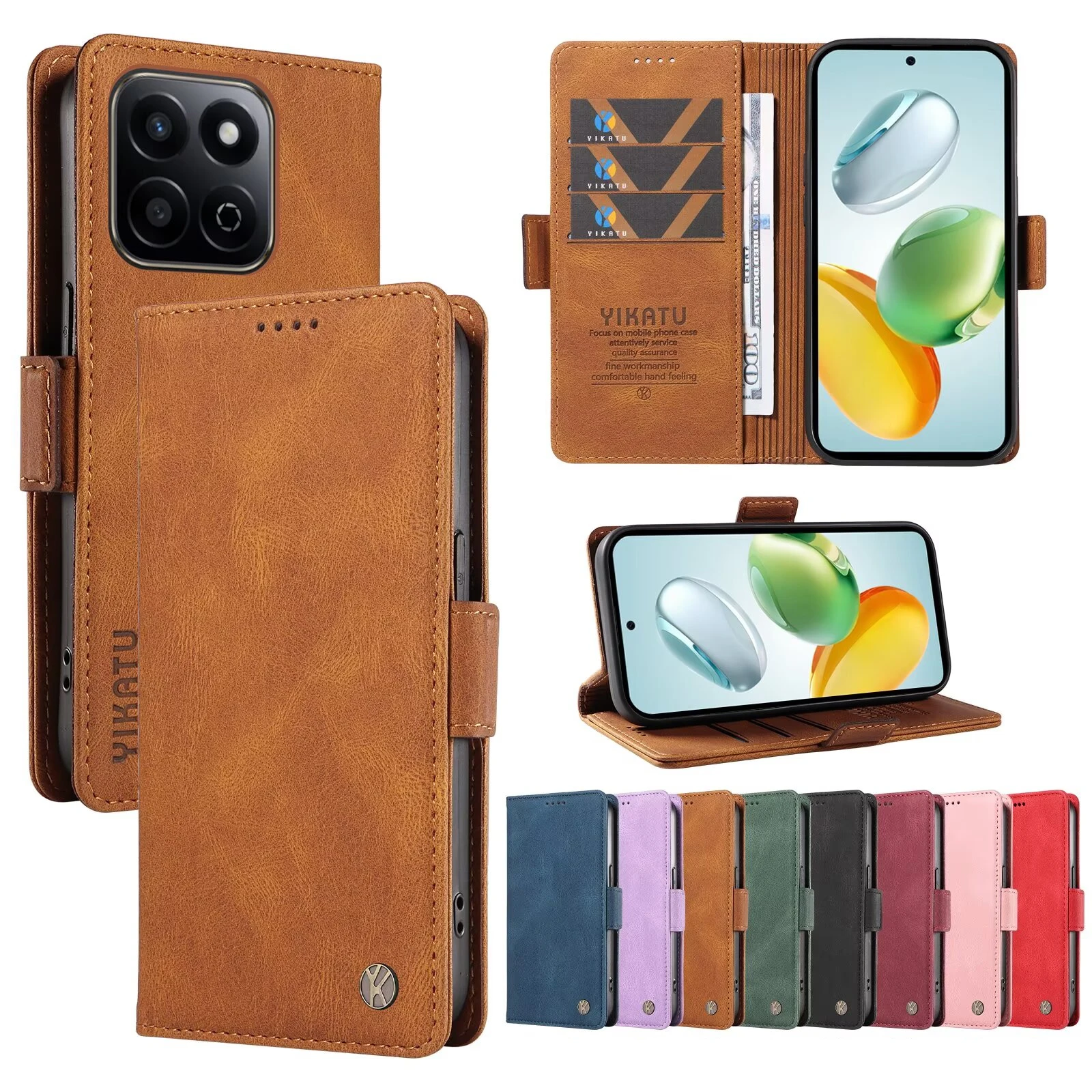 

Wallet Leather Case For Huawei Honor X8 5G X7C 4G X7B X7A X7 X6s X6B X6A X6 X5B Plus Magic 5 6 Pro 200 Lite 90 Smart 70 50 Cover