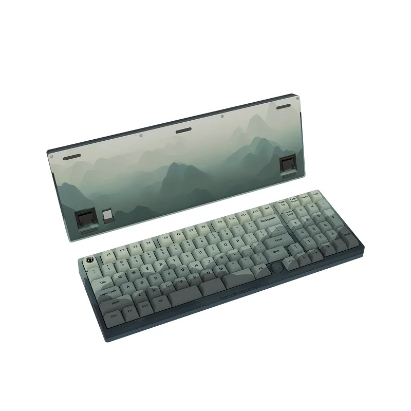 

Совместная прокладка GATERON iG 98, индивидуальная трехрежимная игровая офисная горная верхняя мини-переключатель для клавиатуры, 95% механическая клавиатура