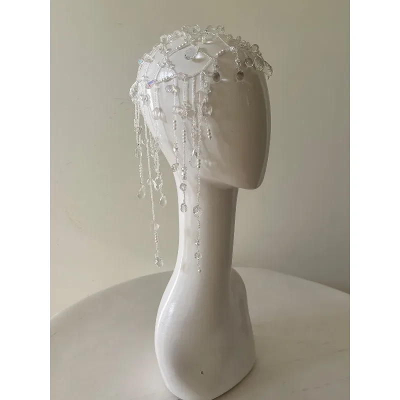 Bridal headgear hat wedding wedding wedding dress shooting style travel photography [mermaid tears]