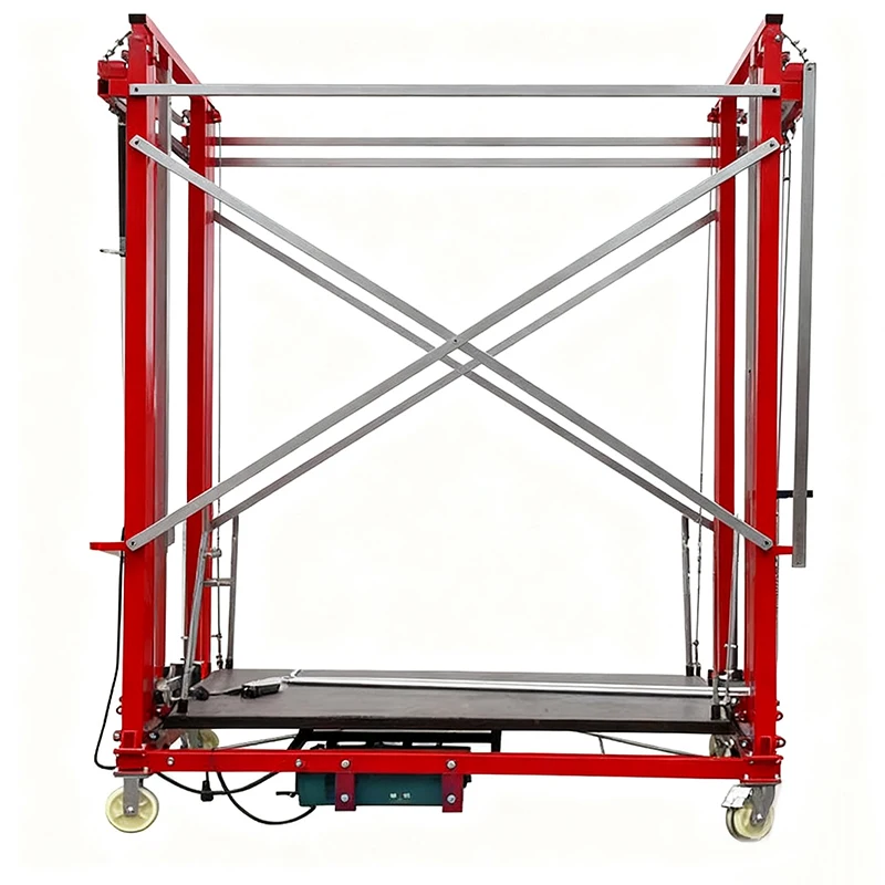 Wholesale Electric scaffolding Wireless remote control 2-12m lift with anti-fall device for construction and maintenance