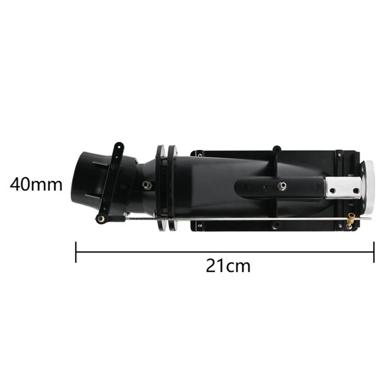 Pompe à Jet d'Eau avec 3 Hélices, 40mm, Moteur 775 pour Bateau Radiocommandé