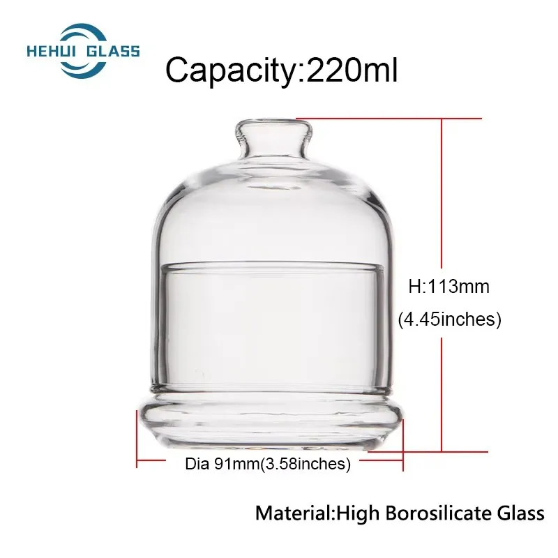 1 قطعة قبة زجاجية صغيرة قاء زجاجي تركيا تصميم جرة للأغذية المشروبات تخزين الزجاج الحاويات غسالة صحون الفريزر حامل شمعة آمنة #2