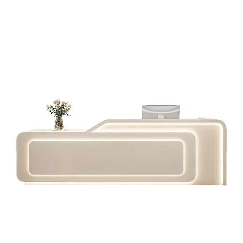 

Новый продукт, простой современный салон красоты, касса, магазин одежды, бар, компания, передний светильник, роскошная дуга, стойка регистрации отеля