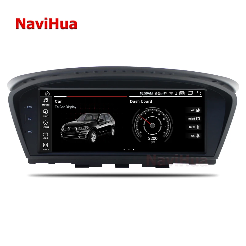 NAVIHUA Upgrade Multimedia Auto Stereo Radio Monitor For BMW 5 Series E60 Touch Screen Car DVD Player GPS Navigation CarPlay