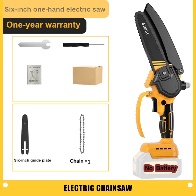 

Аккумуляторная бензопила JBS: мини-портативная электрическая пила 18 В для деревообработки (батарея в комплект не входит)