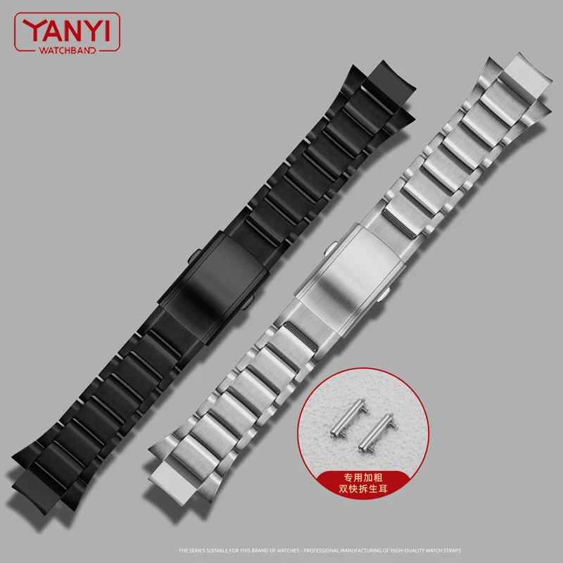 Stainless Steel Watchband For g-shock casio GST-B400 watch strap Replacement gst b400 Metal band Men's Watch Accessories 14mm