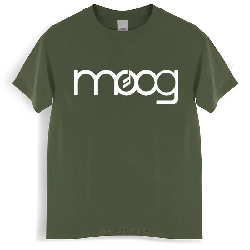 Мужские свободные топы, модная мужская футболка Moog, классическая черная футболка с логотипом, Мужская хлопковая футболка большого размера Мужские свободные топы, модная мужская футболка Moog, классическая черная футболка с логотипом, Мужская хлопковая футболка большого размера