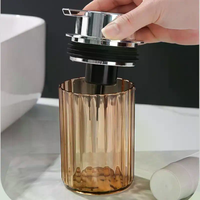 300ml Hands Foaming Soap Dispenser For Bathroom Liquid Soap Mousse Bottle Refillable Kitchen Push-type Dish Soap Container