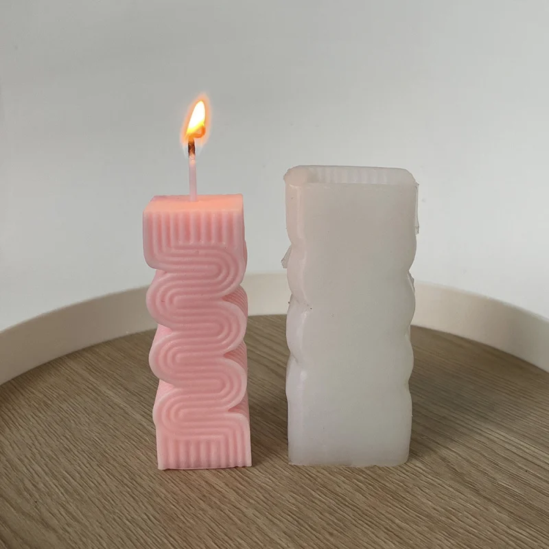 Pan Shan Road Aromatherapy Candle Silicone Mold Table Decoration Plaster Ornament Diffuser Stone Mold8393