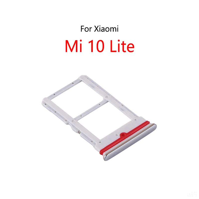 Ranura para tarjeta SIM para Xiaomi Mi 10 Lite, soporte para bandeja, lector de tarjetas Sim, enchufe