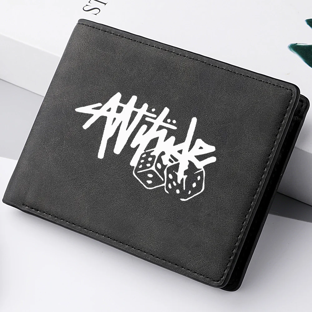 Men's Short Wallet PU Leather Vintage Casual Design Multi-Card Slot Zipper Coin Purse Mini Men's Wallet