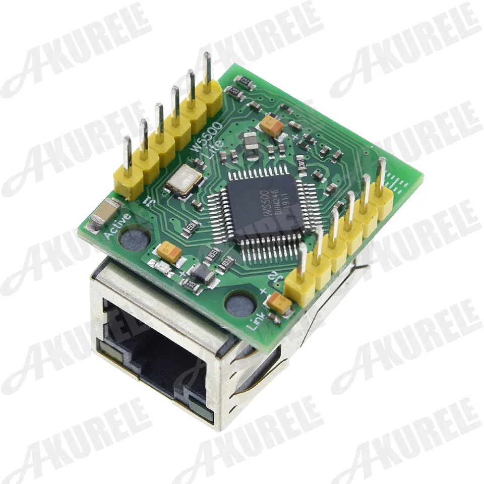 USR-ES1 W5500 SPI to LAN Ethernet Network Module TCP IP 51 STM32 Interface 3.3V 5V For Arduino WIZ820io RC5 Internet of Things