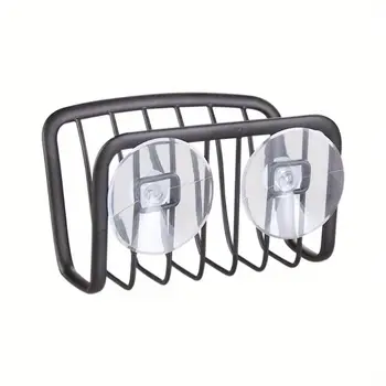 Nastavitelný stojan na houbičky a drenáž s přísavkami, prostorově úsporný stojan na kuchyňské houbičky stojan na kuchyňské houbičky do dřezu 8 nejlepší prodej držák houbičky do dřezu - №6