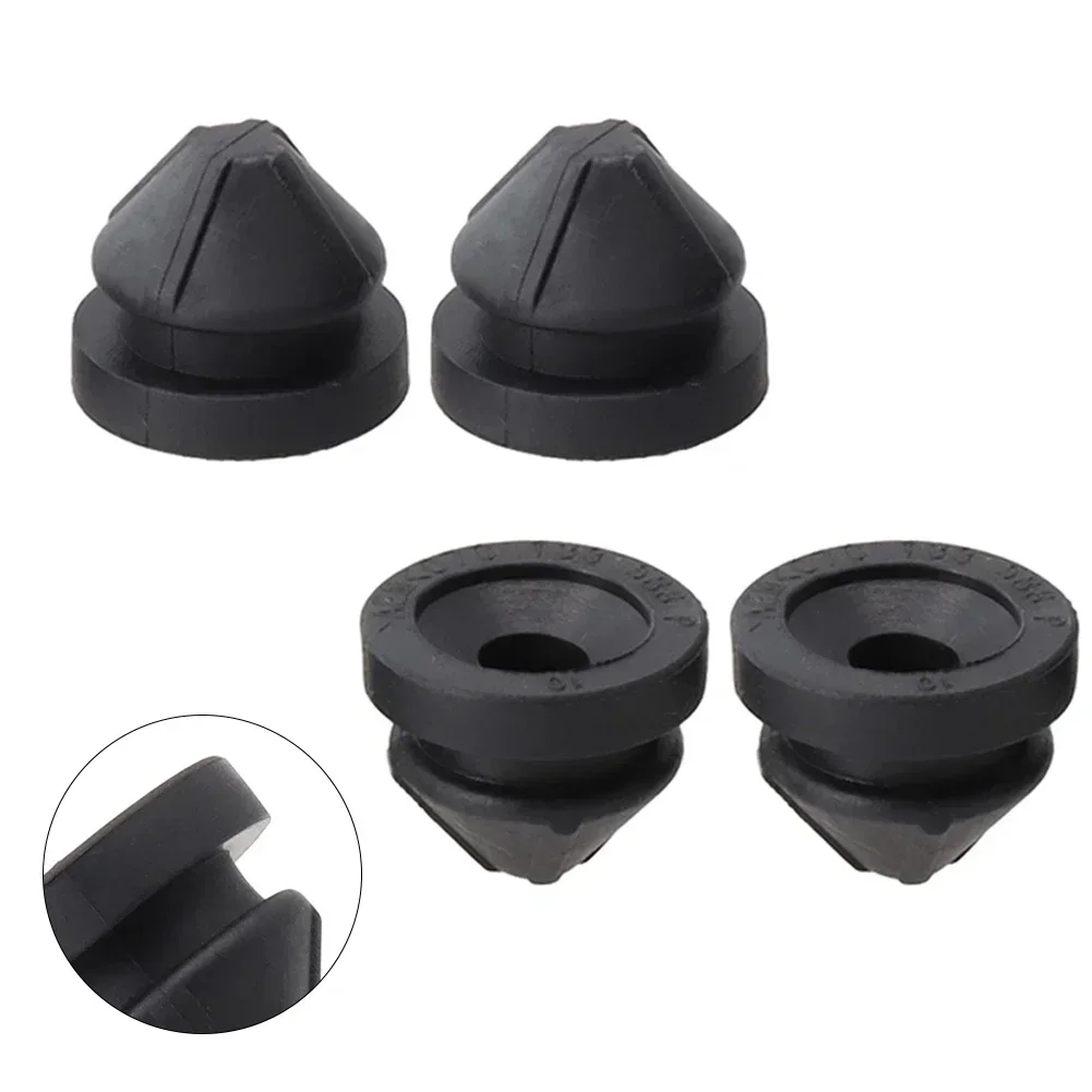 4pcs Buffer Cushion Diesel Petrol Engine Bonnet Hood Air Intake Filter Grommet Rubber Pad Under The Air Filter Housing