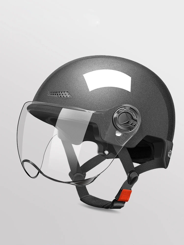 

Helmet For Electric Motorcycle Man Woman Helmet Sun Protection Anti-UV Lightweight Half Helmet 4 Layers Of Protection Moto Casco