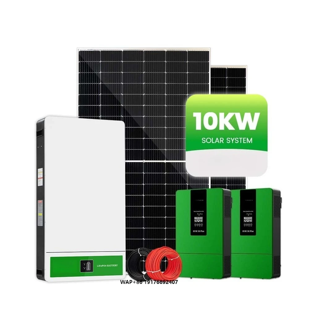 WHC Complete 10KW Solar Kit Off-Grid 5KW & 15KW Solar Panel System with 'MPPT Controller & Lithium Ion for Home Energy