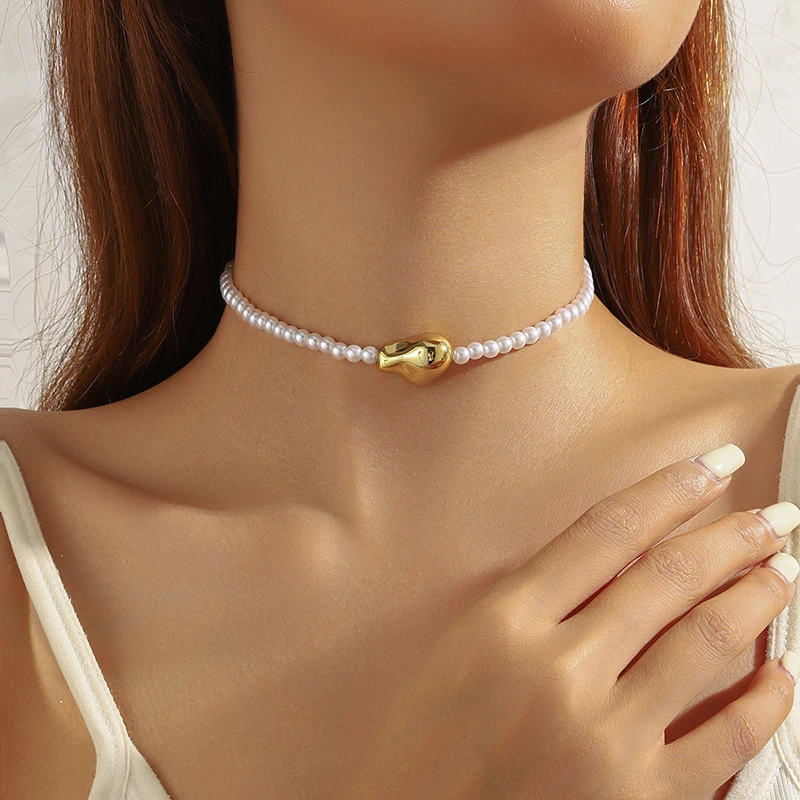 Fashion Polymer Clay Sea Shell Necklace Flowers Pendant Hand-Woven Choker Multi-color Rope Jewelry Accessory Vacation