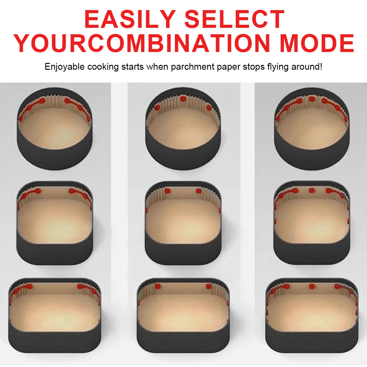 Силиконовая пряжка с магнитом для фритюрницы, магнитные силиконовые зажимы для фритюрницы, пергаментная бумага, используемая для управления фритюрницей можно использовать повторно