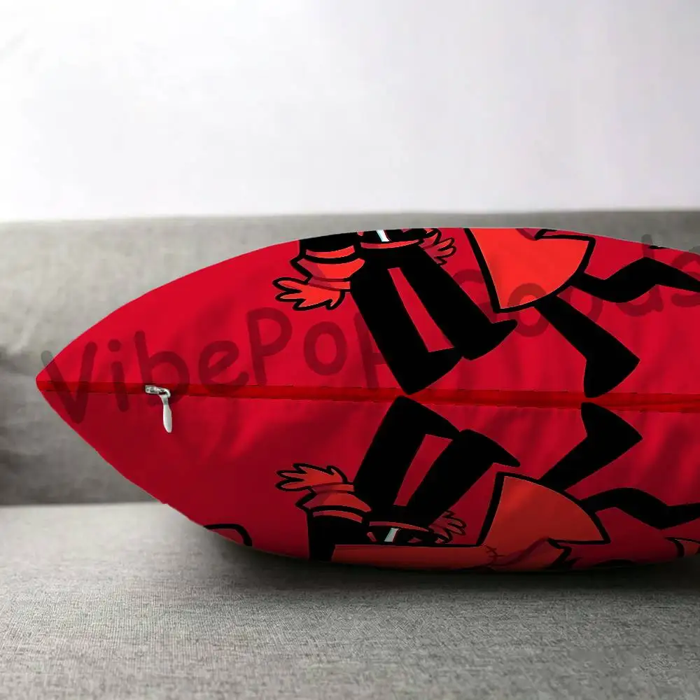 Pucca Garu Double Sided Print Soft Throw Pillow Cover Washable RV Camper Interior No Insert