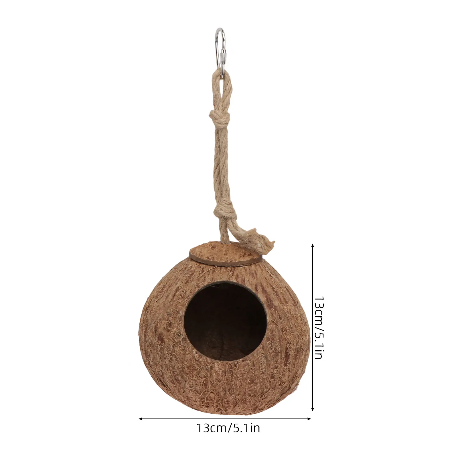 

Set Reptiles Lizard Nest Coconut Vine Resting Shelter Small Pet House Warm Sleeping Bed Lizard Sleeping House Small Pet Nest