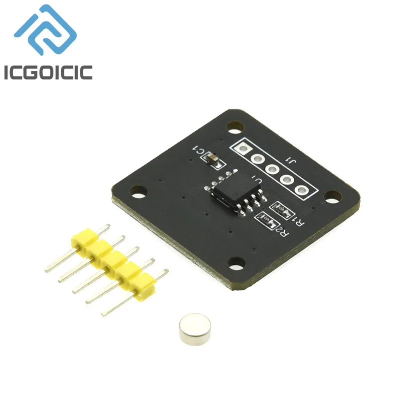 Capteur de mesure d'angle à induction magnétique, technologie 14 bits, haute précision, remplacement, AS5600, MT6701