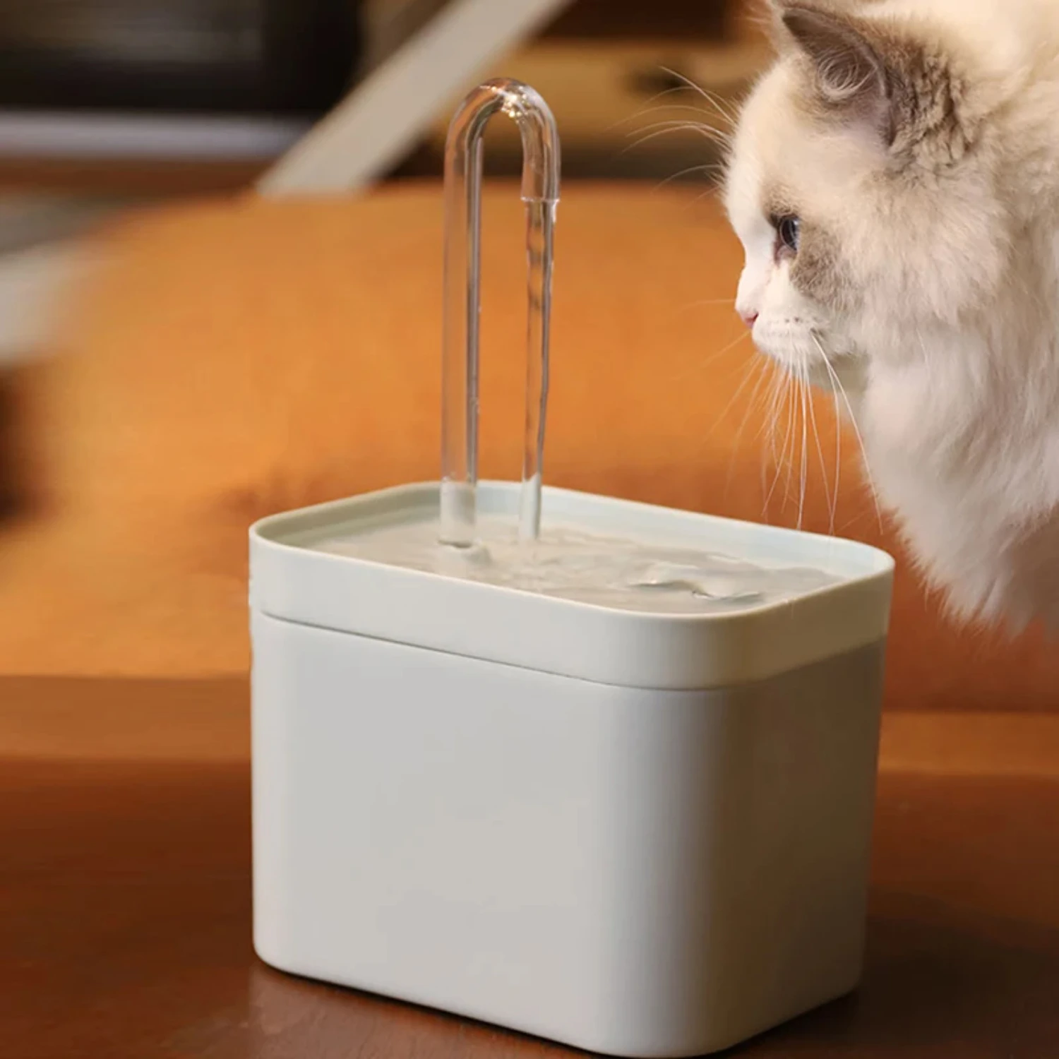 

Cat Water Fountain Auto Filter Usb Mute Cat Drinker Bowl 1.5L Recirculate Filtering Drinker for Cat Pet Water Dispenser