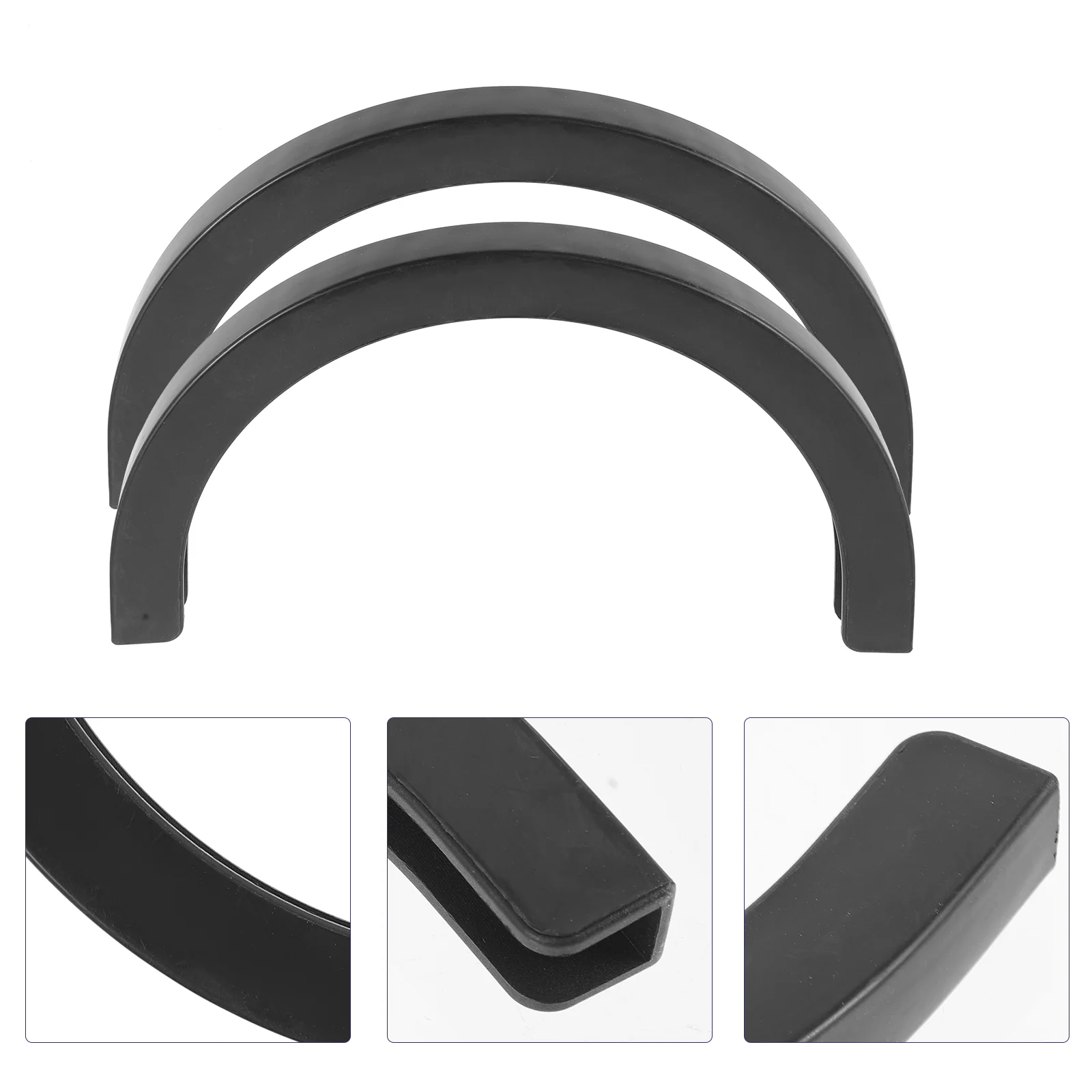 5 Pairs Skate Board Skateboard Bumper Deck Strip Accessory Anti-collision Protector