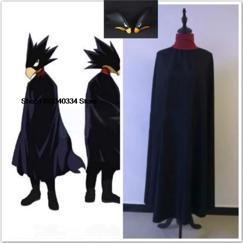 Cloak Cosplay Anime My Hero Academia Women's Costumes Tokoyami Fumikage Costume Cosplays Halloween Men Woman Figures Cos Adult