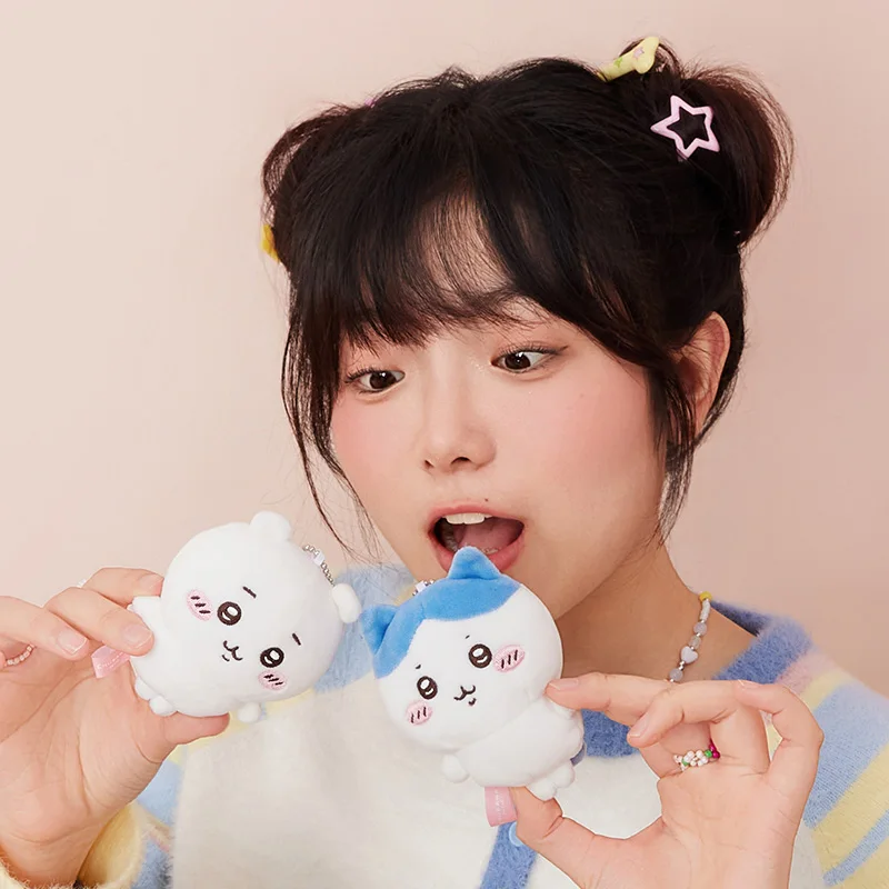 سلسلة مفاتيح Chiikawa القطيفة - شخصية أنمي لطيفة على شكل أنمي واقف، هدية كاواي ناعمة للمعجبين والفتيات والجامعات (5 أنماط) #3