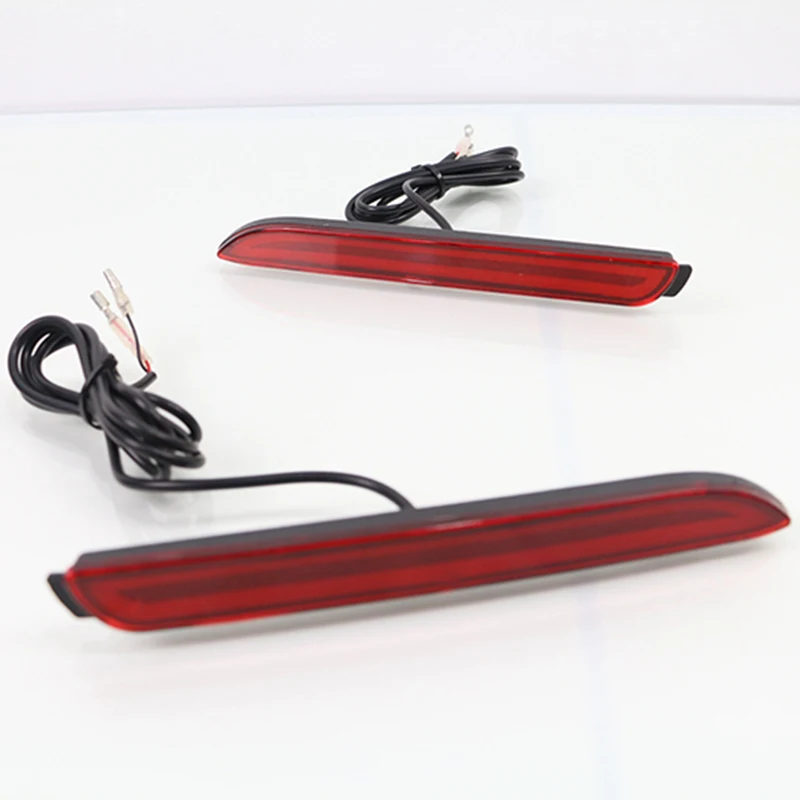 Led Car Rear Bumper Reflector Tail Brake Light Bar For Toyota Camry Reiz Wish Sienna Innova Lexus Isf Gx470 Rx300(Two Functions)