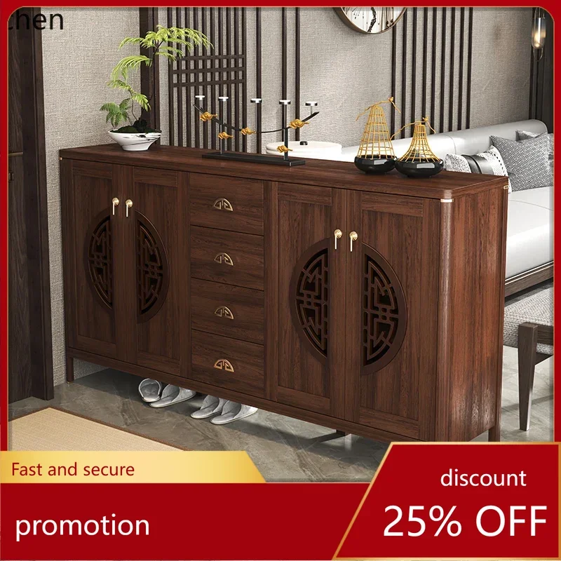 

HT New Chinese Shoe Cabinet Home Door Entry Entrance Cabinet Storage Locker