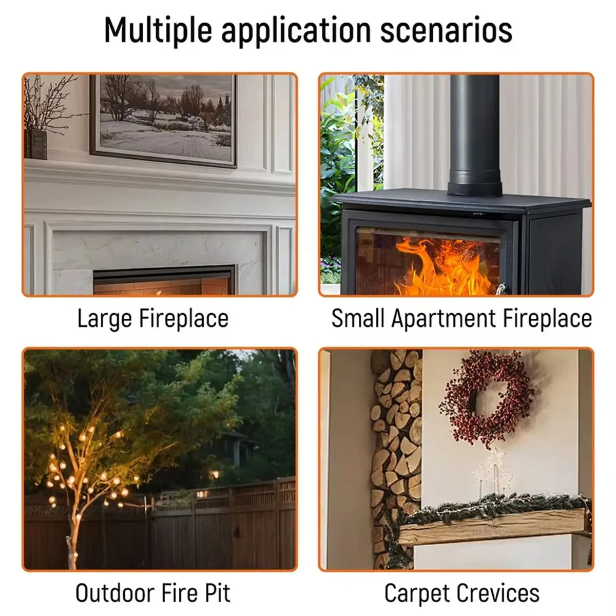 (A64E) 12L Fireplace Vacuum Cleaner Powerful Suction Household Vacuum Cleaner 220V 800W for Hotel Apartments EU Plug