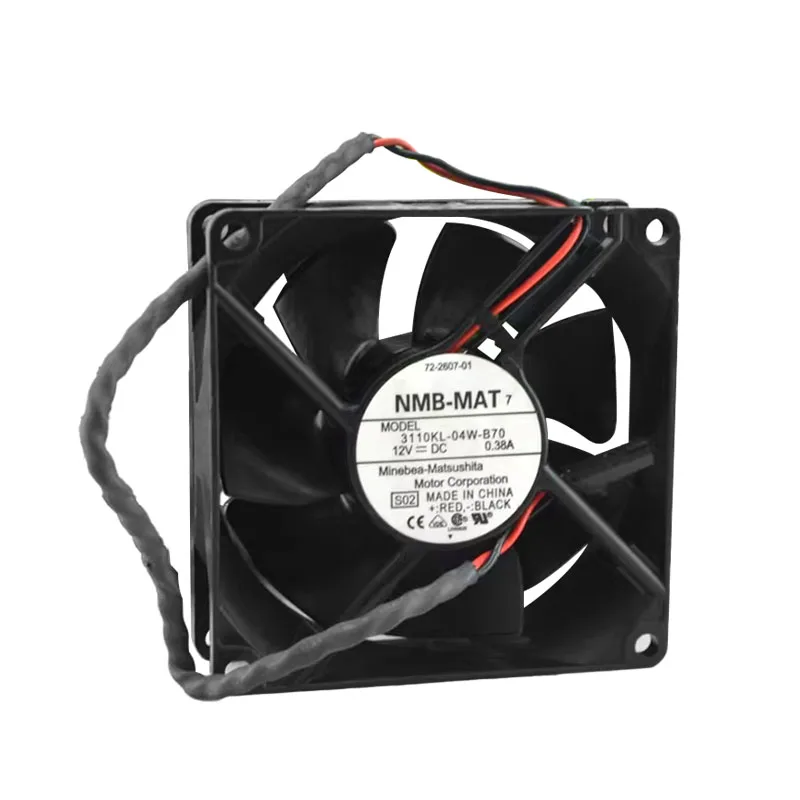 

NEW ORIGINAL 3110KL-04W-B70 12V 0.38A 8025 80x80x25mm COOLING FAN RADIATOR