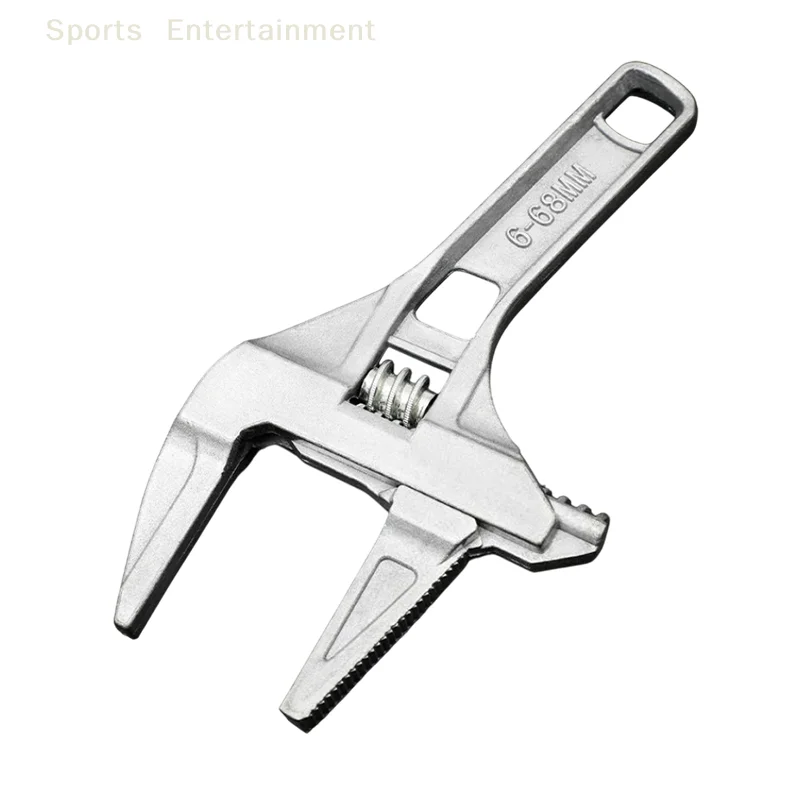 1 قطعة حمام صغير قابل للتعديل مفتاح قابل للضبط قوي لقط كبير نهاية مفتوحة متعددة الوظائف أدوات إصلاح الدراجة #6