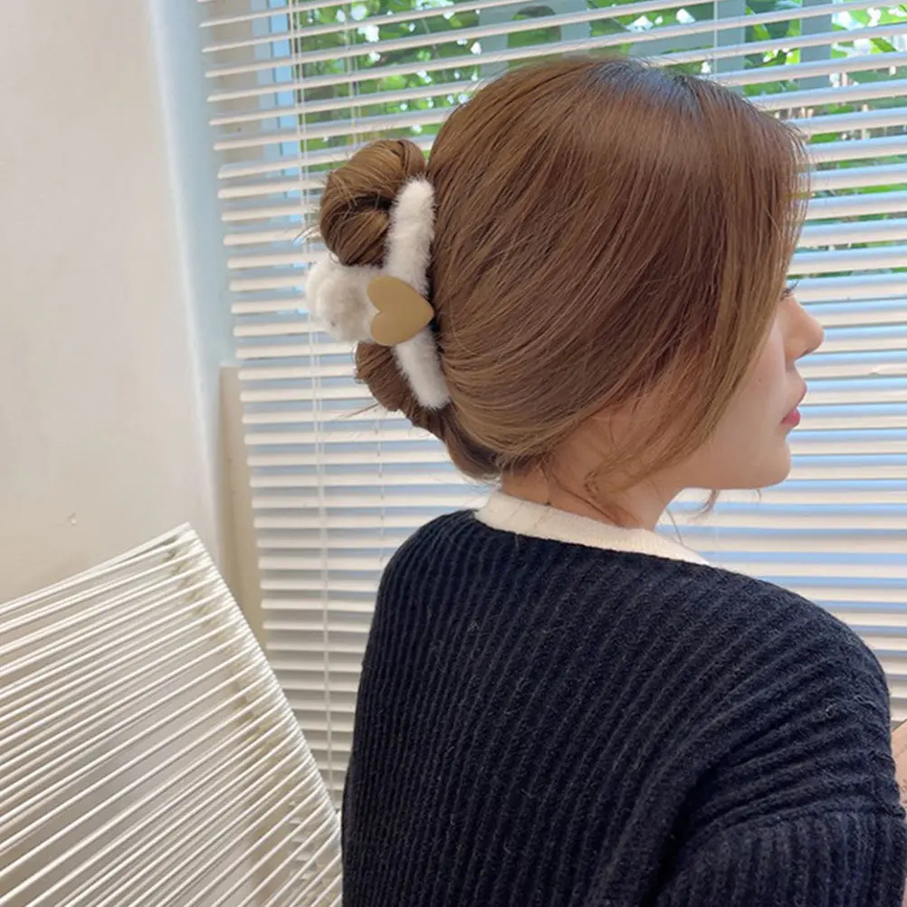 

4pcs Claw Women Claw Clips Girls Soft Tying Hair Tying Tools Tools Chic Hairstyling Hair Clips Accessories