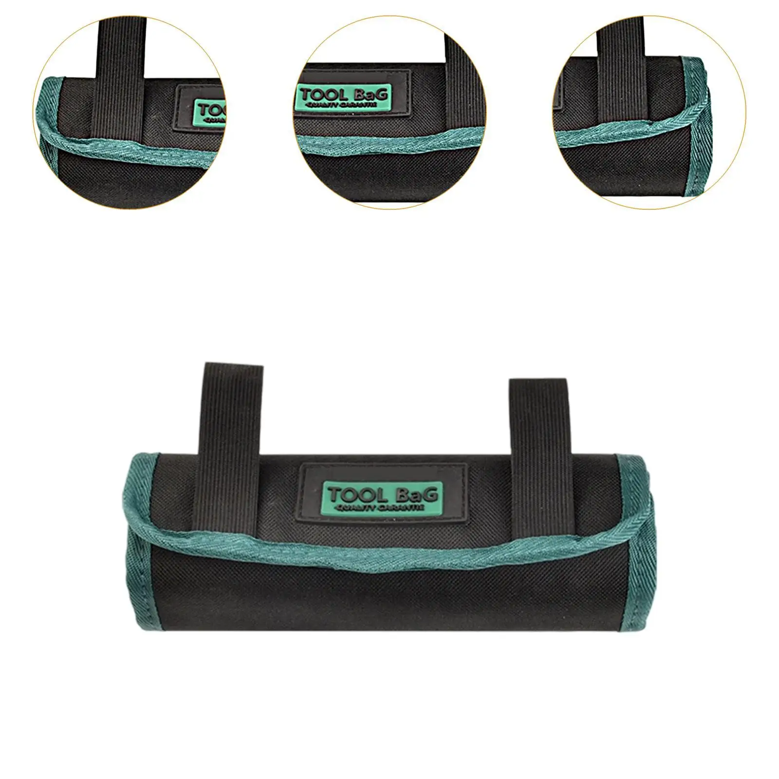 Drill Bit Organizer Bag Roll up Pouch Tool Pouch for Electrician Mechanic