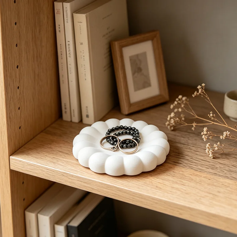 3D 프린팅된 구름 모양 보석함, 버블 페탈 링 디쉬, - 3D Printing Earrings 리뷰 및 가격