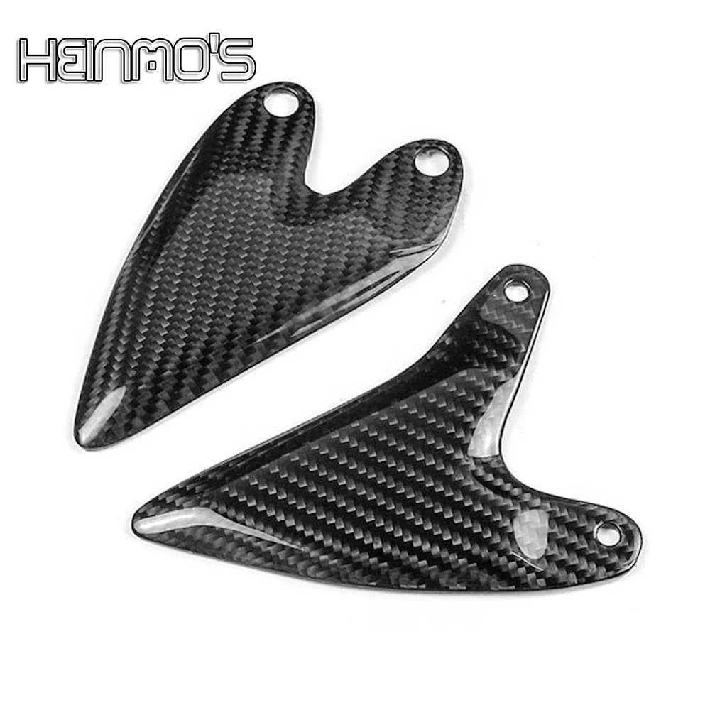 For Kawasaki Ninja 400 Z400 Z 400 2018-2023 Heel Plates Footpedal Pedal Kit Carbon Fiber Motorcycle Footpeg Rearsets Heel Guard