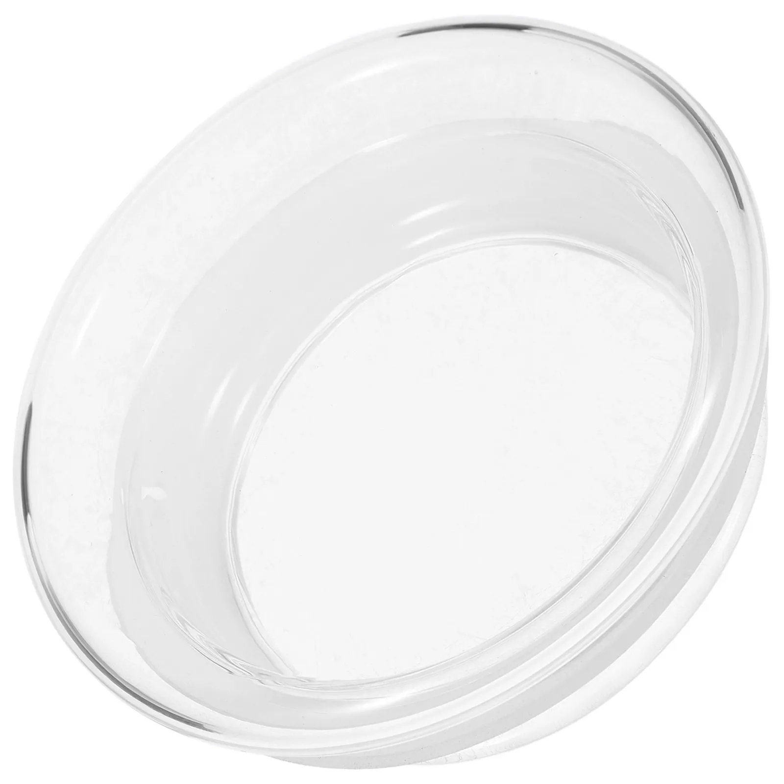 Glass Teapot Lid Replacement Clear Transparent Tea Pot Cover for Optimal Aroma Preservation Smooth Edge Design Universal Round