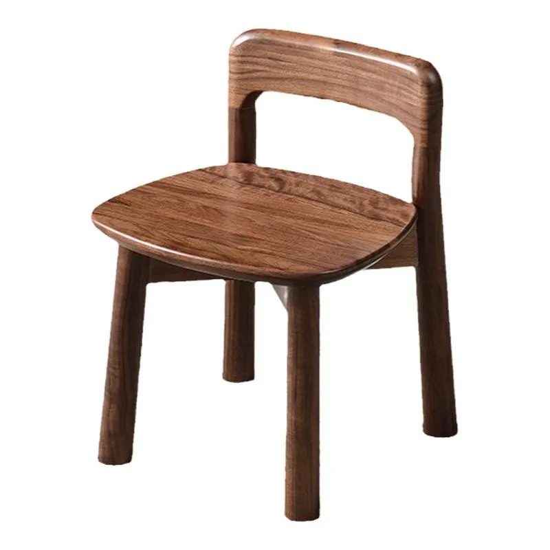 

North America, black walnut, small bench, children, shoe change, with backrest