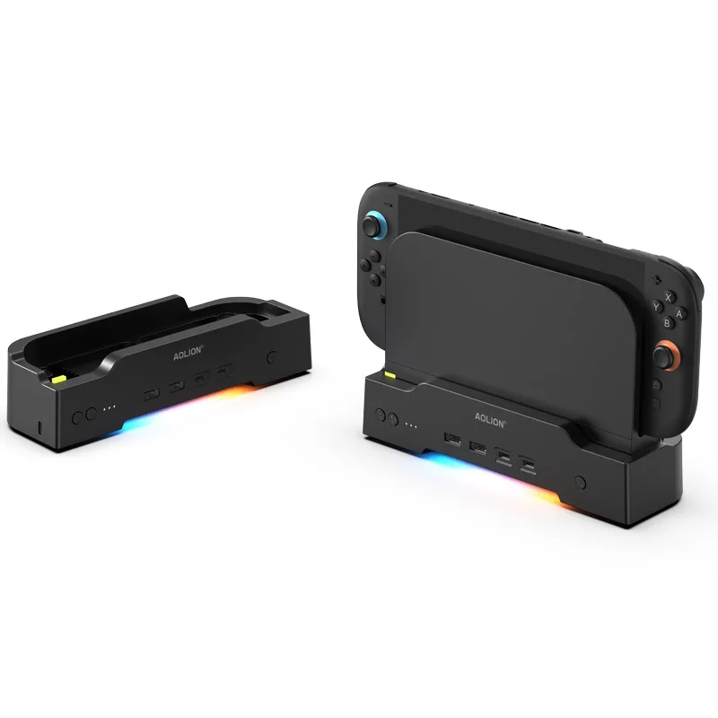 AOLION For Switch2 Console Cooling Base NGC HUB Expansion Large Base Cooling Wall-Mounted Bracket New Upgraded Version for NS2