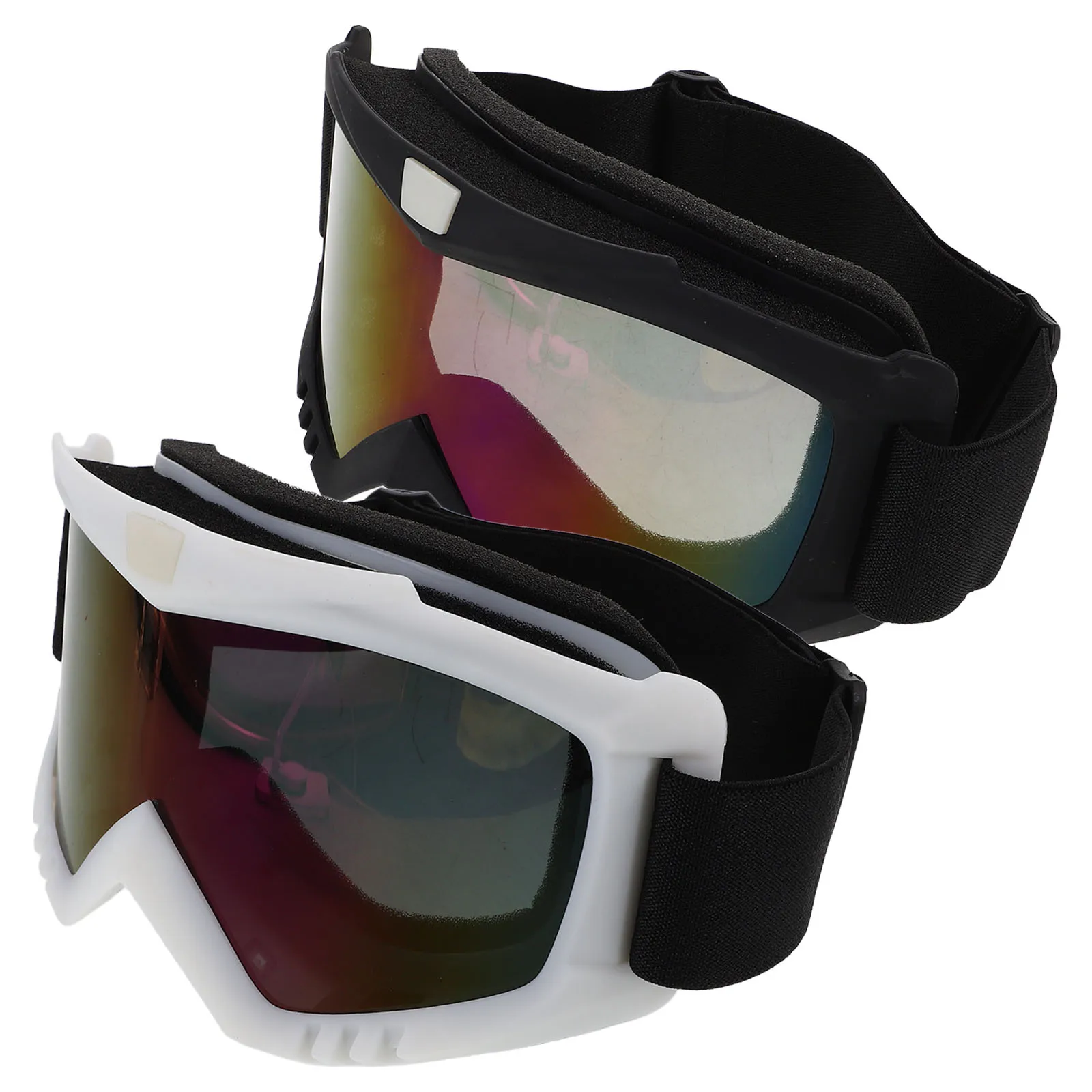 

2Pcs Dirt Bike Riding Windproof Goggles Protective Atv Motorcycle Sunglasses Outdoor Cycling Wind Blocking Eyewear