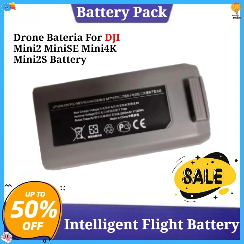 

Drone Bateria For Mini2 MiniSE Mini4K Mini2S Battery For DJI Mini 2 Series Mini 4K Intelligent Flight Battery